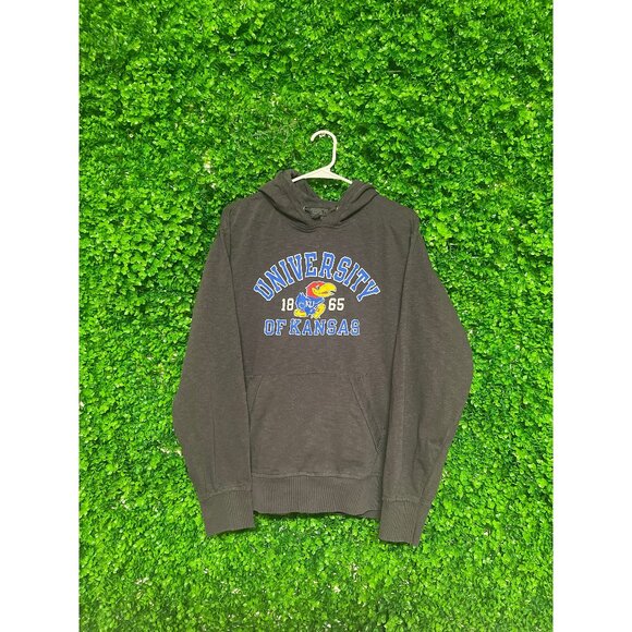 Vintage University of Kansas Hoodie - Adult Mens Large - C51 - Picture 1 of 2